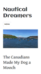 Mobile Screenshot of nauticaldreamers.com